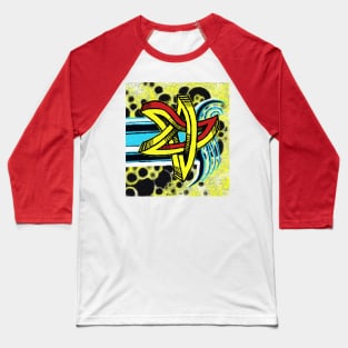 Dancing Inter-dimensional Star Serene Bee Baseball T-Shirt